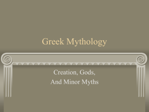 Greek Creation Gods and Minor Myths 2011 File