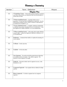 Glossary*Honors Geometry