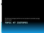 Isotopes