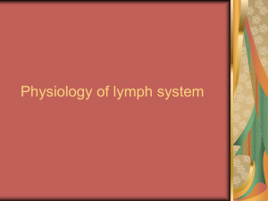PHYSIOLOGY OF VENOUS AND LYMPHATIC SYSTEM