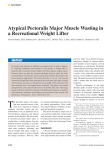 Atypical Pectoralis Major Muscle Wasting in a Recreational