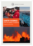 Earth science for exchange students