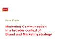 Marketing and Branding in the business context Corporate