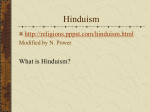What is Hinduism? - College of the Holy Cross