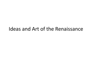 Ideas and Art of the Renaissance