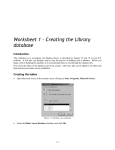 worksheet for Chapter 19 - library database