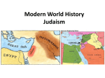 Modern World History Judaism