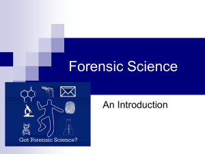 Forensic Science - Valhalla High School