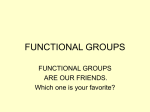 FUNCTIONAL GROUPS