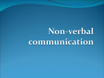 non-verbal communication