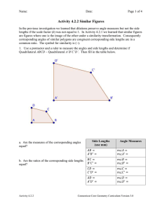 Activity 4.2.2 Similar Figures