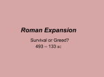 Roman Expansion