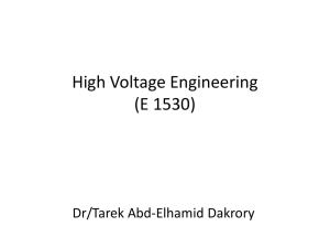 High Voltage Engineering (H.V)