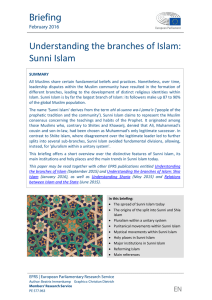 Sunni Islam - European Parliament