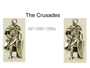 The Crusades - Nutley Public Schools