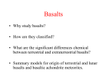 Terrestrial and Extraterrestrial Basalts