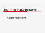 The Five Major Religions