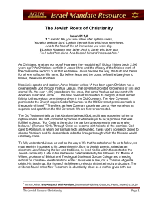 The Jewish Roots of Christianity