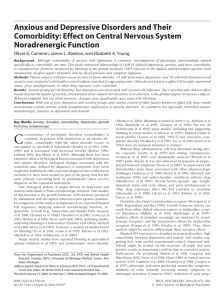 Anxious and Depressive Disorders and Their Comorbidity