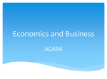 Workshop 8 - Yr 7-10 Economics and Business
