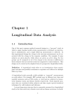 Chapter 1 Longitudinal Data Analysis
