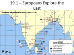 19.1 – Europeans Explore the East