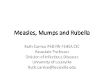 Measles, Mumps and Rubella