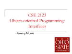 Interfaces - Ohio State Computer Science and Engineering