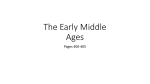 The Early Middle Ages