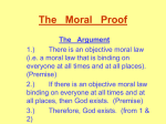 PowerPoint No.9 -- The Moral Argument