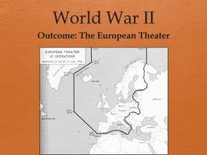 world war ii european theater