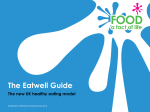 The Eatwell Guide secondary schools April 2016