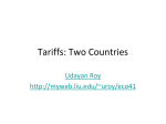 Tariffs: Two Countries