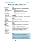 Module 2: What is Cancer? - The Cancer 101 Curriculum