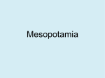 Mesopotamia - Mr. Bruce`s Class
