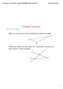 Congruent and Similar Triangles (MASMTS408).notebook