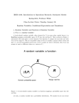 A random variable: a function