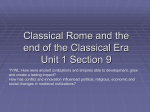 Chapter 4-5 Classical Greece and Rome AP World History, Mr. Cofield