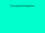 Ecosystems and Communities