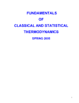 fundamentals of classical and statistical