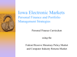 The Iowa Electronic Markets Personal Finance, Stock Market and IEM