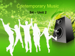 Contemporary Music - Cleveden Secondary School
