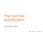 The normal distribution