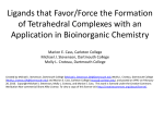 Five Slides About: UV-Vis Spectroscopy and Tanabe