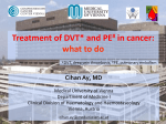 Treatment of DVT and PE in cancer patients - OncologyPRO