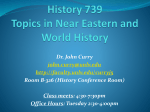 History 738 Comparative Frontiers in World History