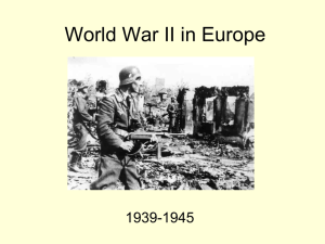 World War II in Europe