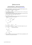 Geometry Worksheet 1 – Angles and Circle Theorems