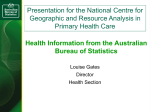 Australian Bureau of Statistics: Health Information - Louise