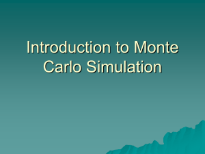 Introduction to Monte Carlo Simulation